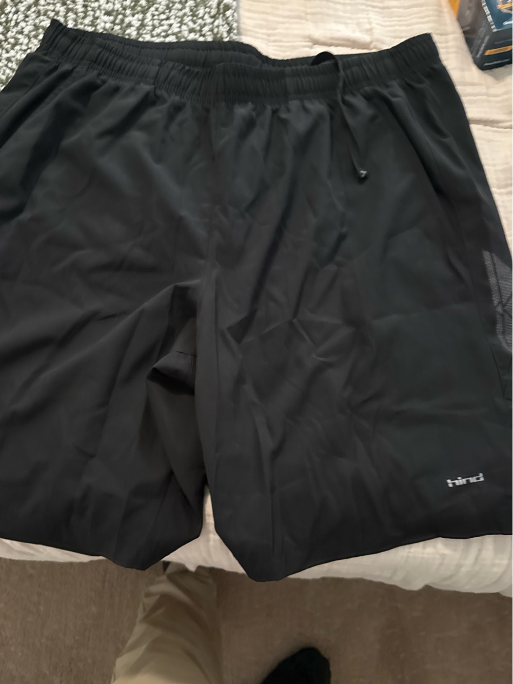Hind Men's Black Athletic Shorts